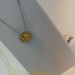 Yellow Diamond Necklace